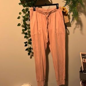 Light pink joggers